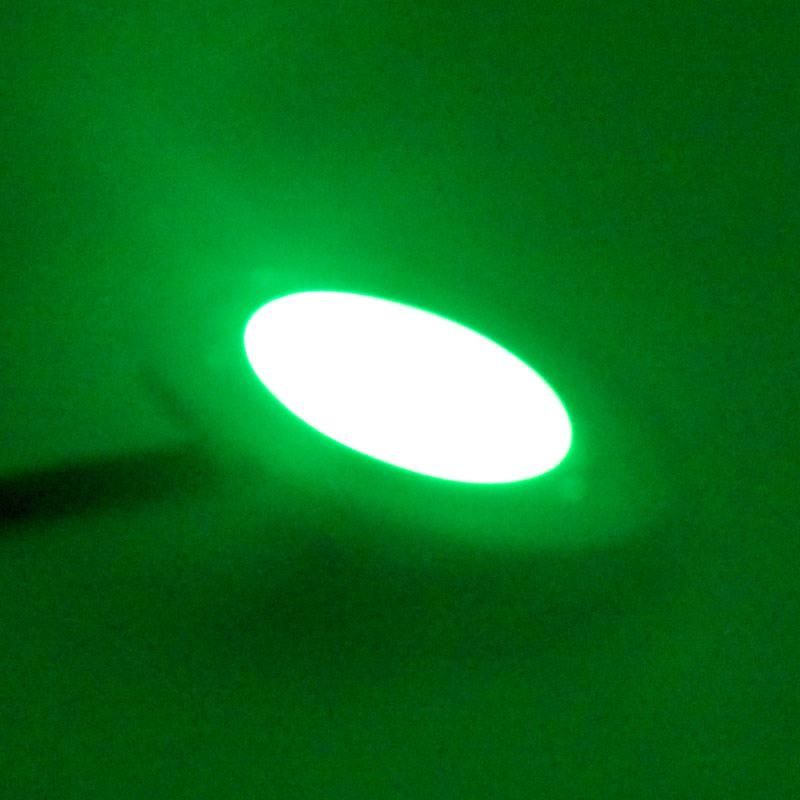 Green Dimmable Slim Lamp IP65 3W 12VDC Mini LED Spotlight Cabinet Kitchen Bathroom Ceiling Lamp CE