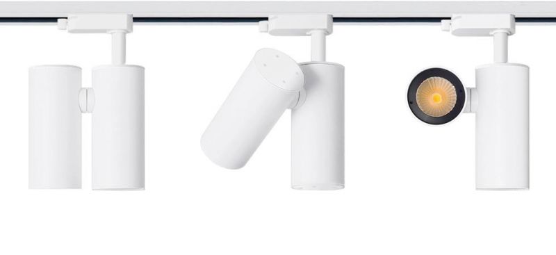 Modern 12W COB Track Light for Indoor Project Shopping Mall IP20 EMC