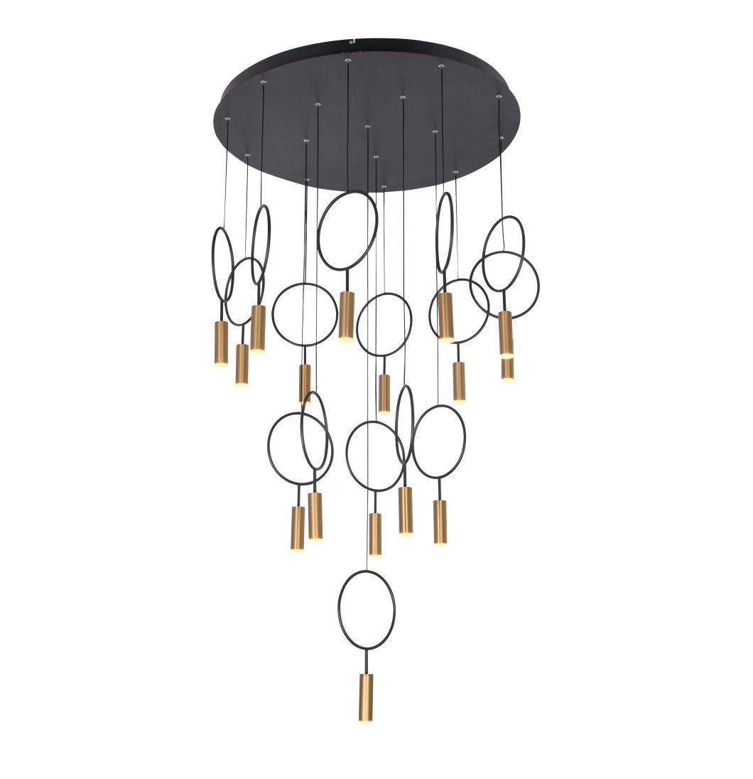 Masivel Rings Design European LED Pendant Lighting for Living Room Decor