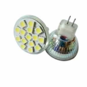 Low Voltage 15SMD5050 10-30V DC Warm White MR11 LED
