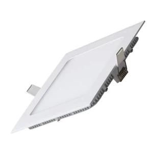 Factory Direct Sale Square Recessed LED Slim Panel Light 6W LED Ceiling Lights