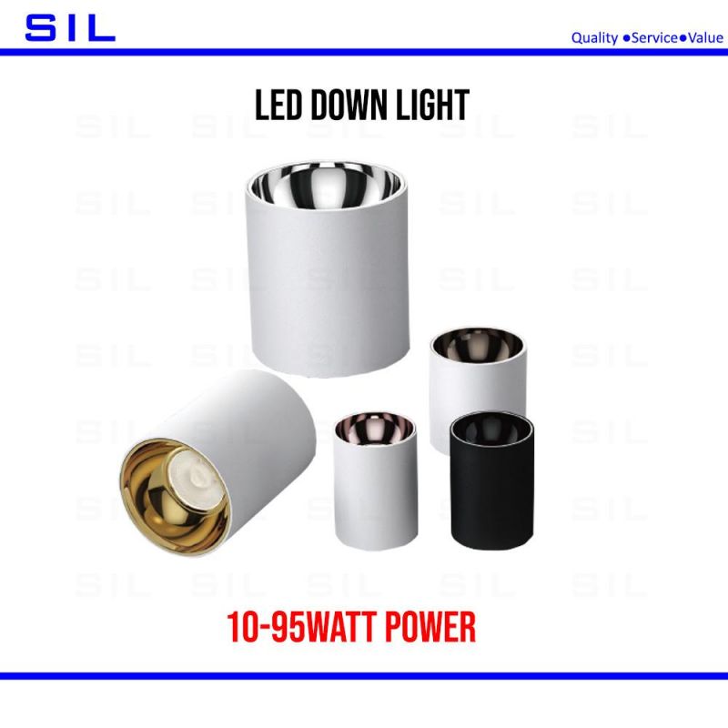 New Design Anti Glare Adjustable COB Surface Mount LED Ceiling Down Light IP65 Waterproof 55W Downlight