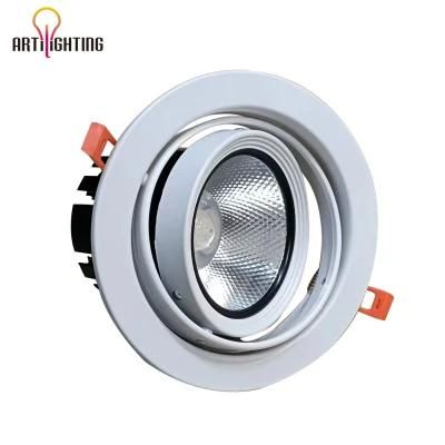 Recessed COB Replaceable Adjustable Spot Ceiling Downlight Cool White Warm White Natural White LED Down Light for Shops Hotels