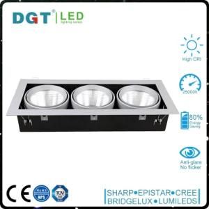 3*30W Good Style Dimmable Embeded LED Spotlight