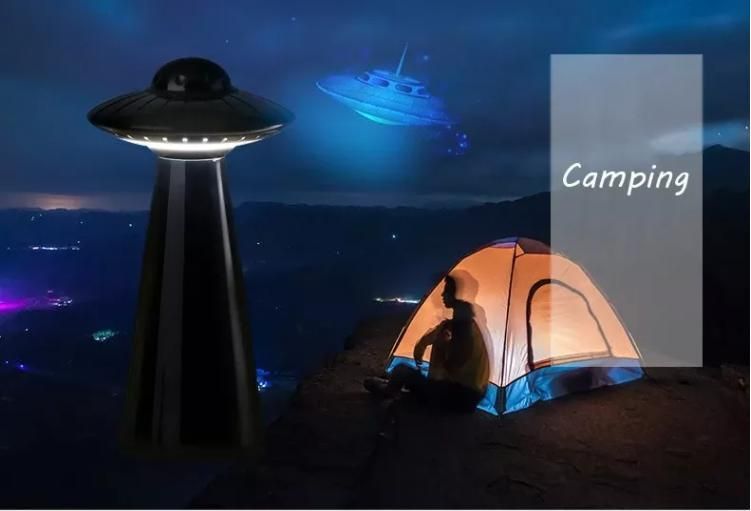 UFO Design USB Rechargeable USB Charging LED Desk Lamp Dimmable Reading Flicker-Free Table Light Bedroom Night Light Bedside Study Room Decor Lighting Lamps