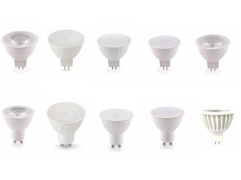 Chinese Manufacturer LED Bulb Light GU10 MR16 5W Spotlight COB LED Dimmable Light GU10/MR16 Base LED Spotlight for Indoor Lighting