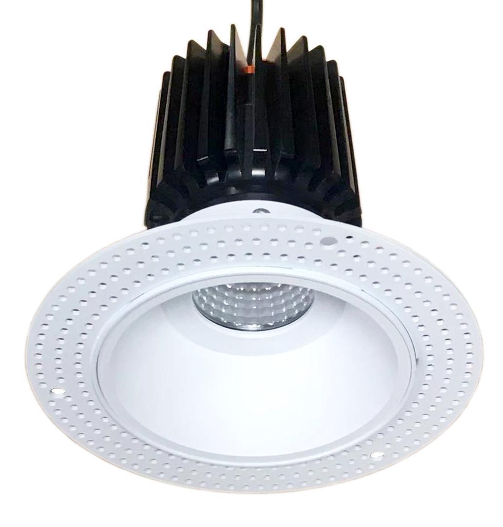 LED Downlight Mounting Ring Trimless Round Ring LED Downlight Housing