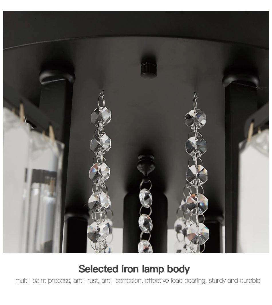 Chandelier Luxury Crystal Chandelier Is Suitable for Bedroom Dining Room Hanging Lamp Crystal Chandelier Lighting
