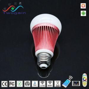 LED Lighting Aluminium 8W E27 Commercial RGB Mobile Control Smart LED WiFi Bulb Lights