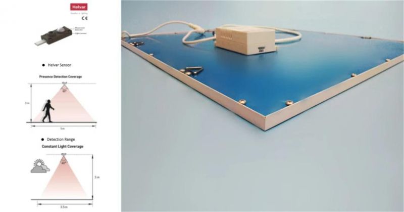 Motion Sensor Dimmable LED Panel Light 600*600