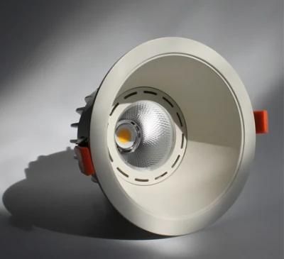 Energy Saving 45W Dali/Triac Dimmable COB LED Ceiling Downlight Indoor Lighting