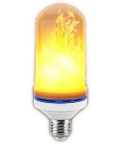 3D 5W E27 B22 LED Fire Flame Effect Light Bulb Simulated Decorative Atmosphere Corn Lighting Flame Light