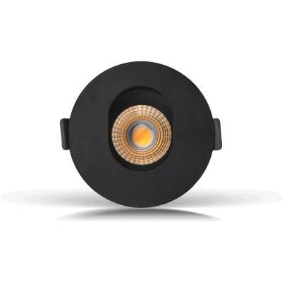 Round Shape with Cutout 83mm Directional COB LED Recessed Spot Light Ceiling Downlights
