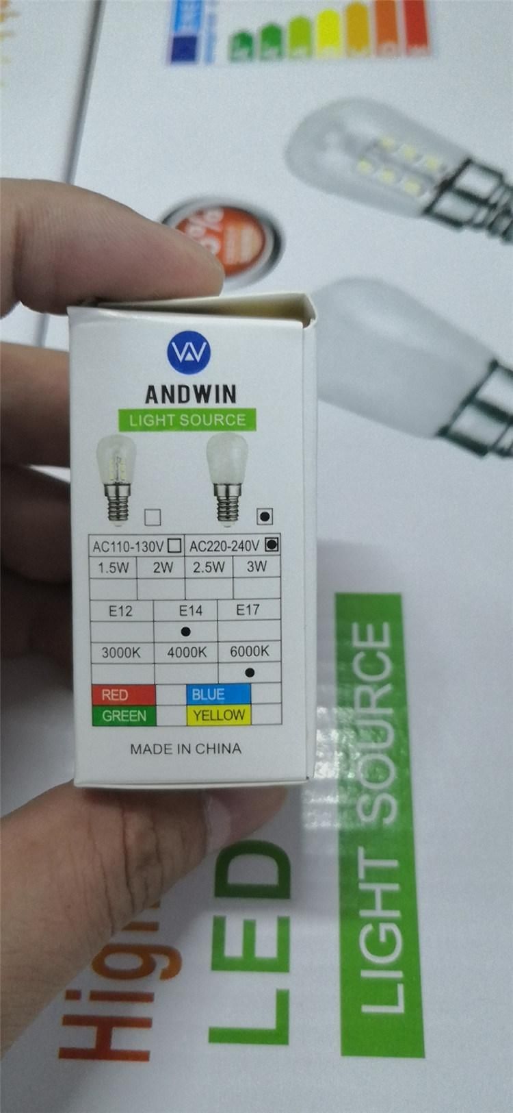 Hot LED Lighting Lamp High Quality 6000K 1.5W-3W E14 LED Bulb