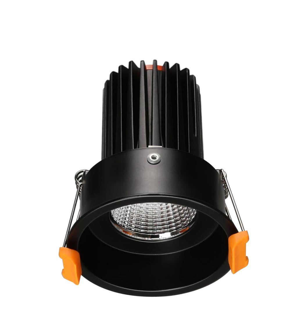 Black LED Downlight Mounting Ring COB LED Module