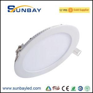 80lm/W 85lm/W Recessed Round LED Panel 230V 240V 120V