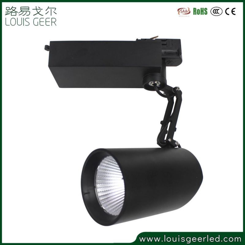 120lm/W Anti-Glare 35W LED Track Light with Epistar COB Track Lights Rail Lighting System LED