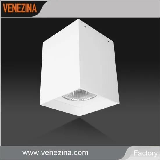 High Power 20W Square Ceiling Surface Mounted LED Downlight COB LED Ceiling Down Light