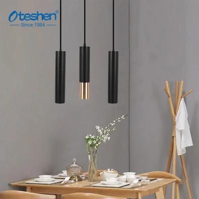 GU10/MR16 Modern LED Lamp Light Fixture White/Black Pendant Light Housing for Restaurant 400mm