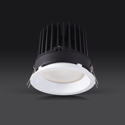 10W 15W 20W 25W Anti-Glare Frosted Lens LED Luminaire Downlights