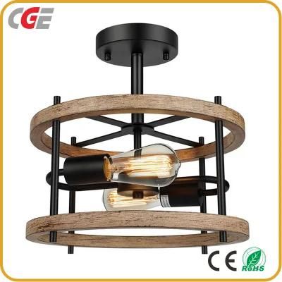 American Retro Ceiling Lamp Corridor Dining Bedroom Study Iron Ceiling Lamp