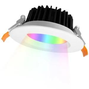 RGBW Zigbee LED Downlight 6W Cutout 100mm to 110mm