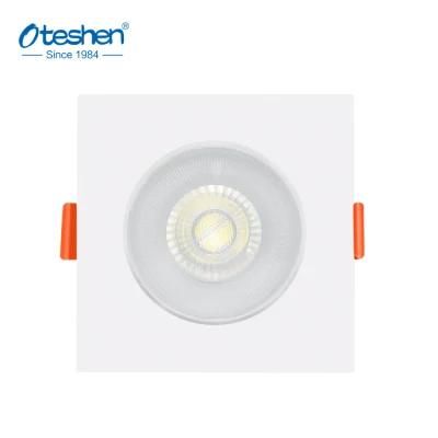 Square 9W Ceiling LED Light PC ABS 5g LED Spotlights 3W 5W 7W 9W 12W Downlight with CE