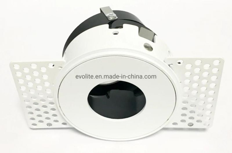 Cut out 75mm Trimless Project Downlight GU10 Housing LED Downlight Frame Ra17-R