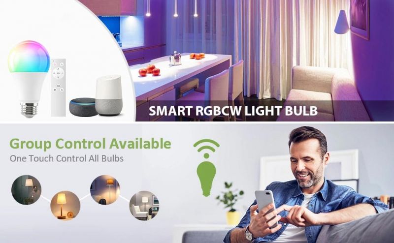 WiFi RGB Bulb Smart Home Light E27