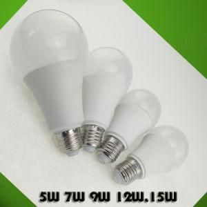 5W7w9w12W High Lumen LED Bulb Light with E27 Base