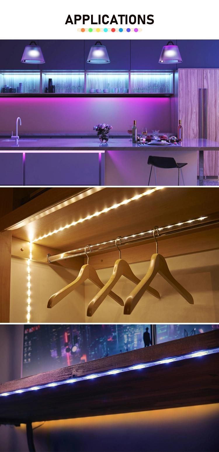 Good-Looking Advanced Design Recyclable RGB 5050 5V LED Strip Lights