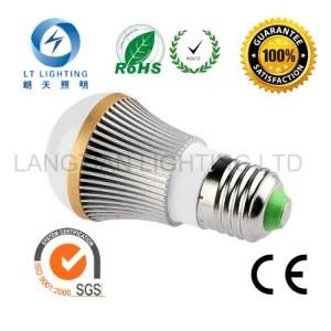 9W Aluminum Alloy Gold Side Energy Saving LED Screw Bulb