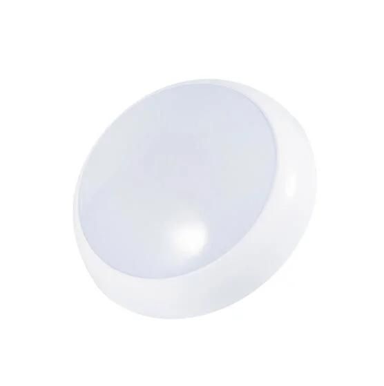 100-240V Surface Mounted Lighting IP64 15W Round Tri-Proof LED Ceiling Light 80lm/W 4000K Nature White