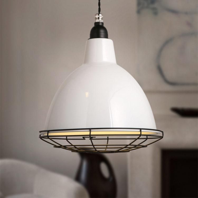 White Retro Mesh Bar Chandelier Lighitng