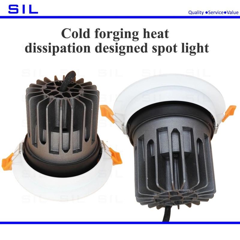 Hot Sales COB Recessed Ceiling LED Down Light 25W Ceiling Spot Light Anti Glare LED Spotlight