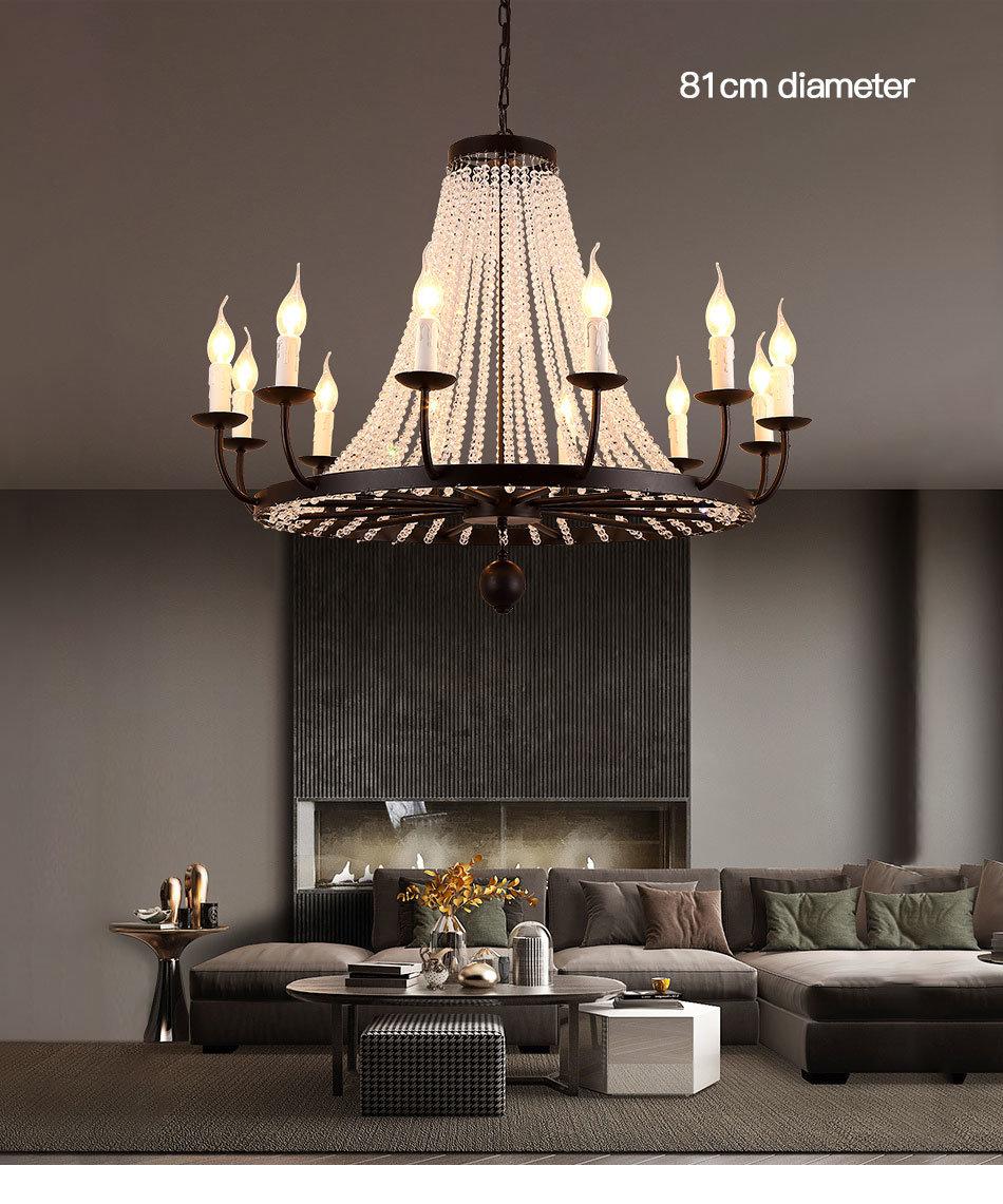 CE RoHS Fancy Home Use 70cm Pendant Lighting Chandelier Modern