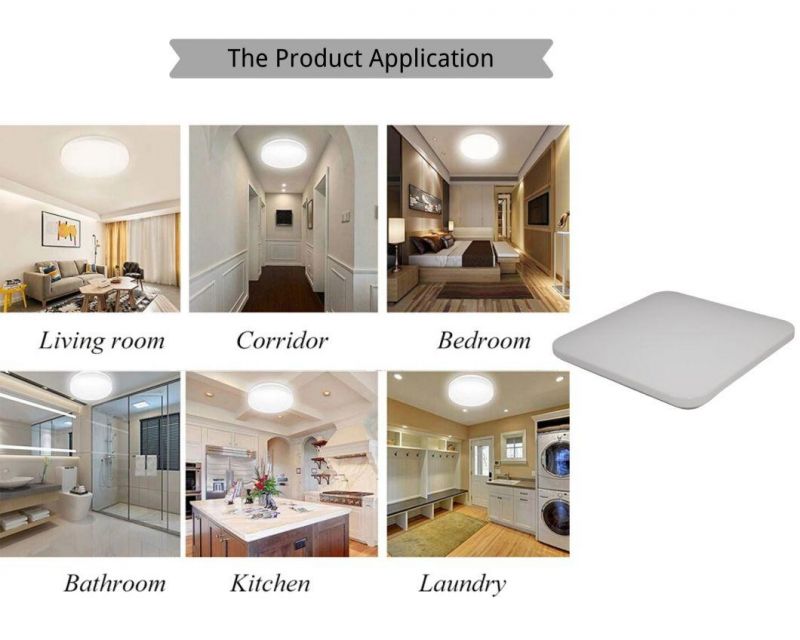 Modern Simple Ultra-Thin LED Ceiling Lamps 36W LED Light Super Thin Square LED Lighting Ce RoHS Certificates