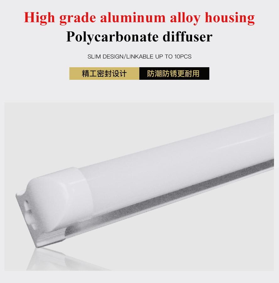 T8 Aluminum+PC LED Tube