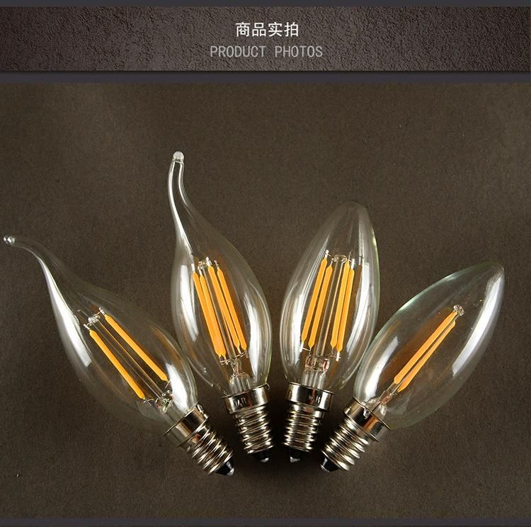 Ce Certifiton LED Lighting Filament Bulb Custom Lamp Bulbs