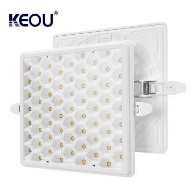 Keou New SMD Smart Dimmable LED Lamp 36W Anti Glare Square LED Panel Light