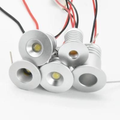 1W AC100-240V COB Mini LED Downlight with Dimmable Driver and Remote Controller