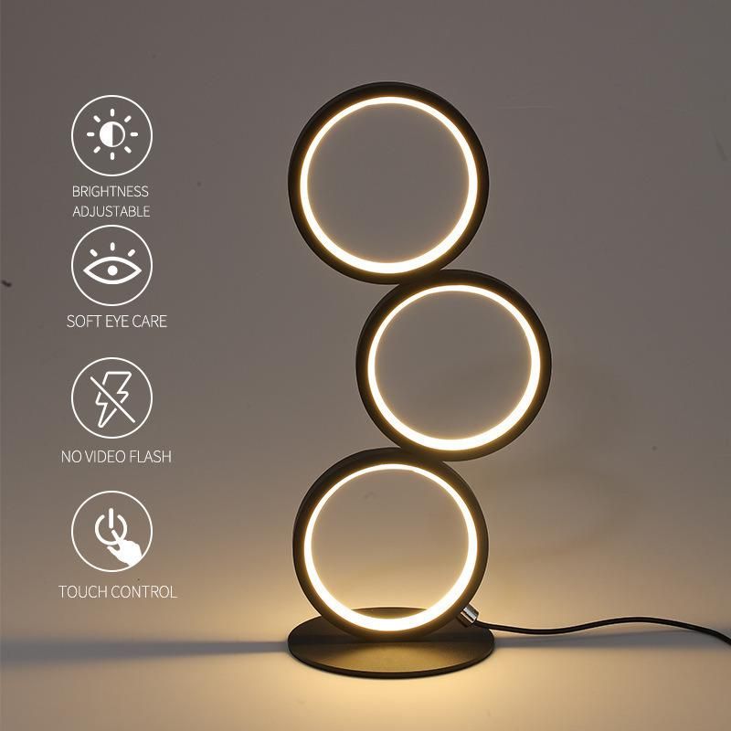 New Three-Color Lamp Reading Eye Protection Lamp Bedside Atmosphere Lamp Bedroom Lamp LED