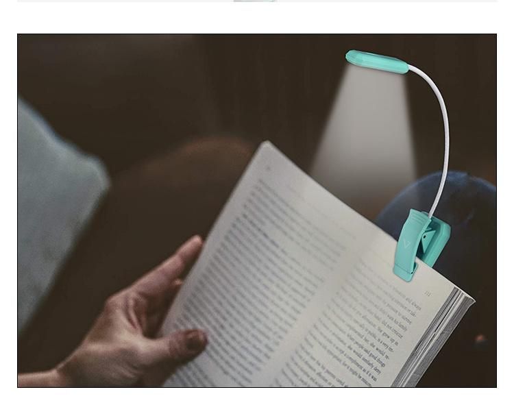 Clip COB Promotion Book Light with Flexible Neck