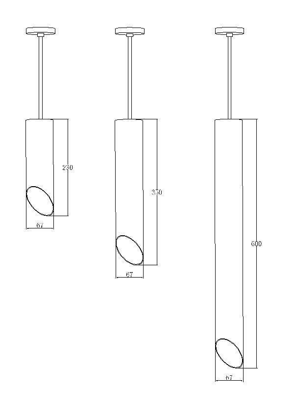 12W GU10 Pendant Light LED Downlight for Ceiling Lighting Decoration