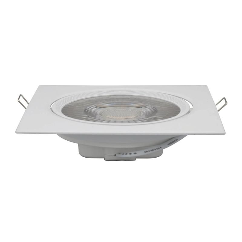 Ce RoHS Approved LED Square Ceiling Light Recessed Downlight Adjustable Light Base 4W LED Bulb Lamp