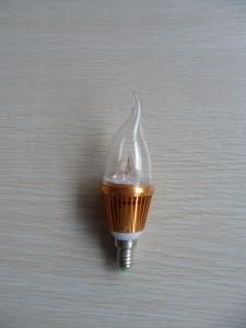 3W LED Candle Light Al Fins with New Design Lens (ROY-CL2012E)