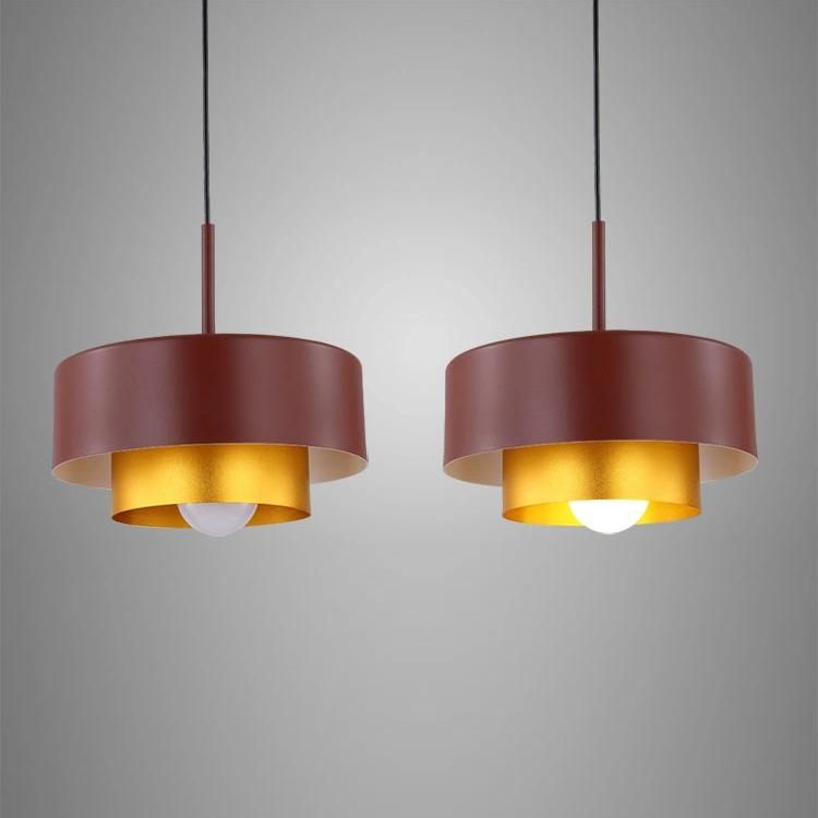 Red Color Round Pendant E27 Light