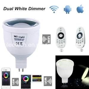 4W MR16 Lamp Light Warm White Cool White Dimmer WiFi Remote Control Smart Home Office Lighting Commercial Indoor LED Bulb Spotlight