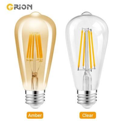 Dimmable St64 6W Edison Bulb Lamp E27 Vintage Light Bulb