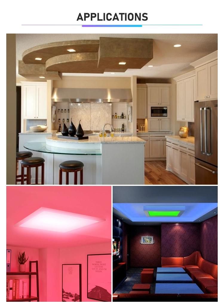 LED Used Widely Cx Lighting Different Colors Smart Panel Light Effect